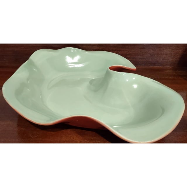 MCM curved bowl/dish Neutral color palette Fits many design styles