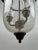 Glass French Regency Style Bell Jar Pendant With Seeded Glass and Acanthus Leaf Bronze For Sale - Image 7 of 13