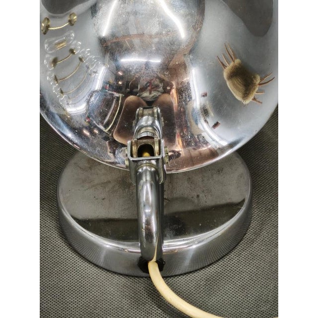 Bauhaus Chrome Table Lamp Model 3530 by Napako, Czechoslovakia, 1930s For Sale - Image 4 of 11
