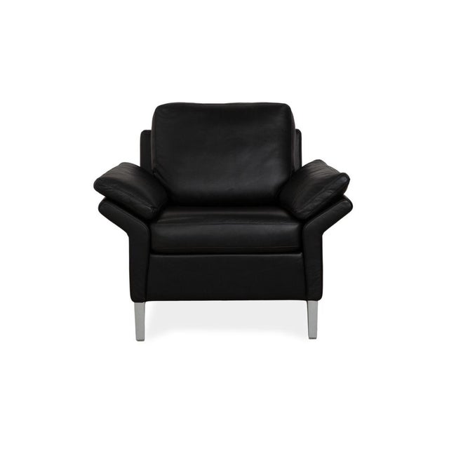 Model 3300 Armchair in Black Leather from Rolf Benz For Sale - Image 11 of 12