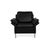 Model 3300 Armchair in Black Leather from Rolf Benz For Sale - Image 11 of 12