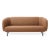 Caper 3 seater with stitches sprinkles latte by Warm Nordic Dimensions: D200 x W84 x H 80 cm Material: Textile upholstery,...
