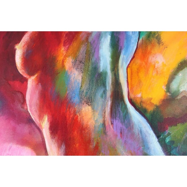 Figurative Original Jonas Gerard Oil Painting “Cotton Candy #2” / “Calypso” 24” X 36” Signed For Sale - Image 3 of 12