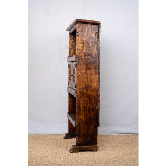 Mid 20th Century Carved Spanish Wood Bookcase For Sale - Image 9 of 11