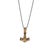 Silver Thor Hammer Sterling Silver & Gold Pendant Necklace For Sale - Image 8 of 10