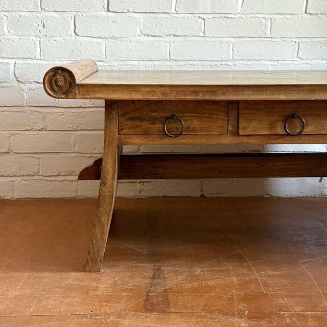 An amazing coffee table - handcrafted with warm weathered patina that shows off the wood's natural grain. The tabletop is...