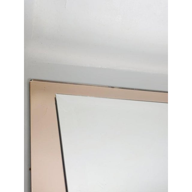 Hollywood Regency Italian Bicolor Beveled Mirror, Italy, 1960s For Sale - Image 3 of 11