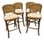 Vintage Italian Bentwood and Cane Bar/Counter Stools For Sale