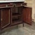 French Louis XVI Carrara Marble Top Mahogany Buffet in the Maison Jansen Style, Mid-Century For Sale - Image 12 of 18