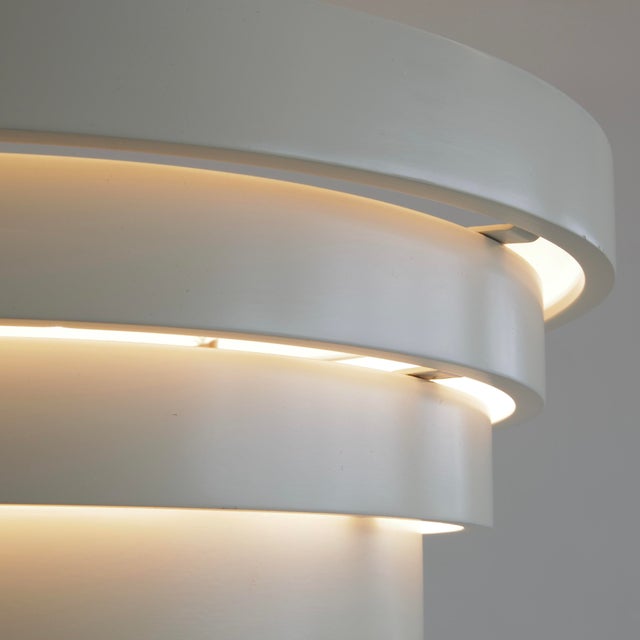 Floor lamp by silvio bilangione and paolo portoghesi. Italy, fumagalli, 1967. 'helga' floor lamp has a solid wood base and...