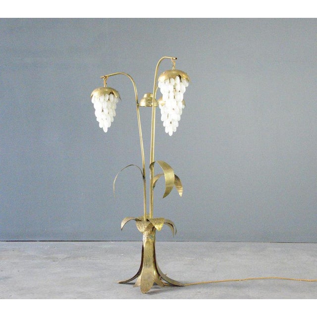 Metal Hollywood Regency Floor Lamp, 1960s For Sale - Image 7 of 9