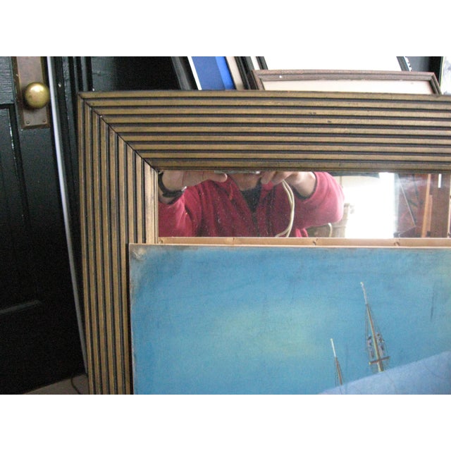 Illustration Early 20th Century Nautical Seascape Pastel Drawing, Framed For Sale - Image 3 of 5