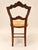 Louis Philippe Chairs with Carved Backs and Rush-Seated Straw Seats, 1890s, Set of 6 For Sale - Image 4 of 8