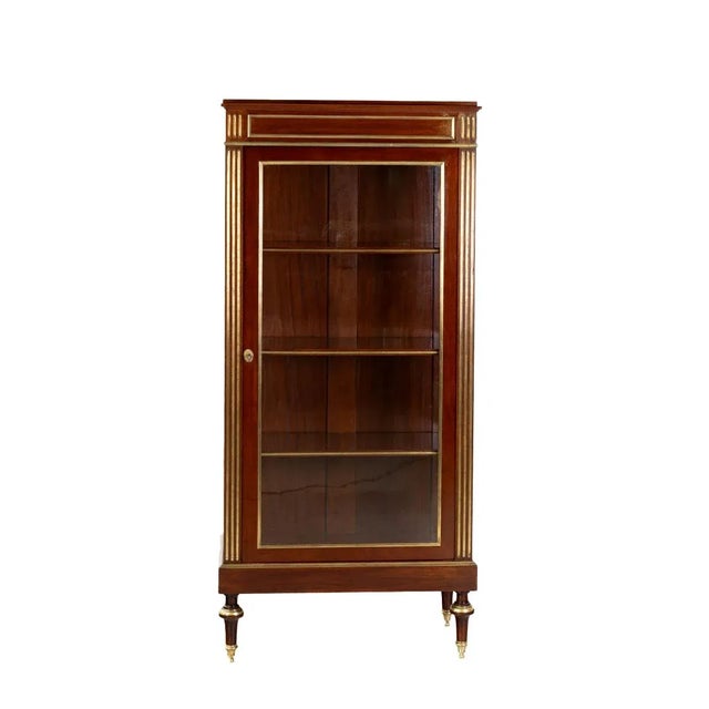 Vintage Showcase in Mahogany, 1800s For Sale - Image 3 of 8