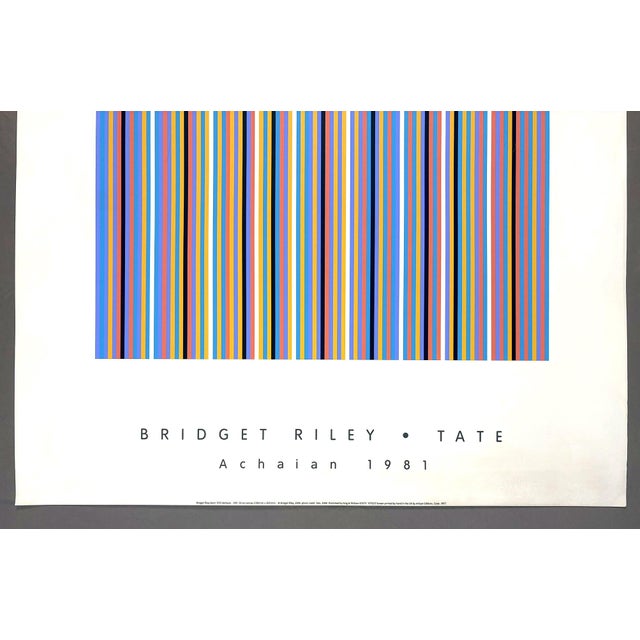 2000 - 2009 Bridget Riley Achaean Large Original Tate Silkscreen Print For Sale - Image 5 of 11