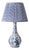 Delft-Style Blue and White Ceramic Table Lamp by Samson, 1880-1910 For Sale