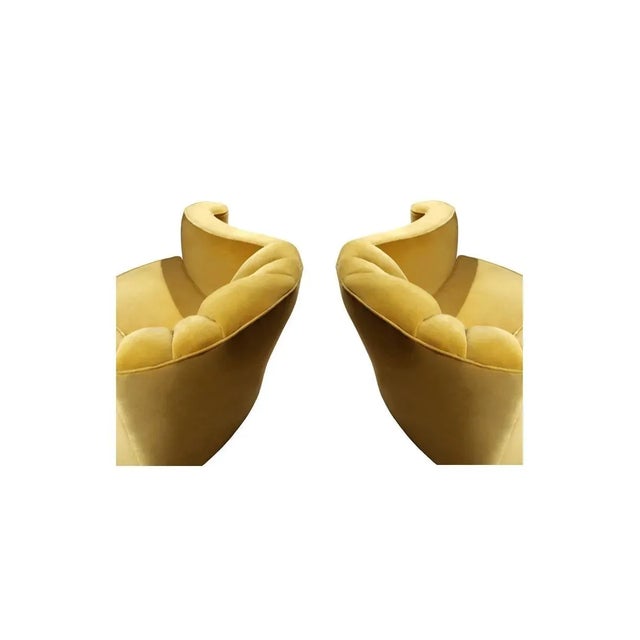 Larry Laslo for Directional Channeled Back Chairs - A Pair For Sale - Image 9 of 9