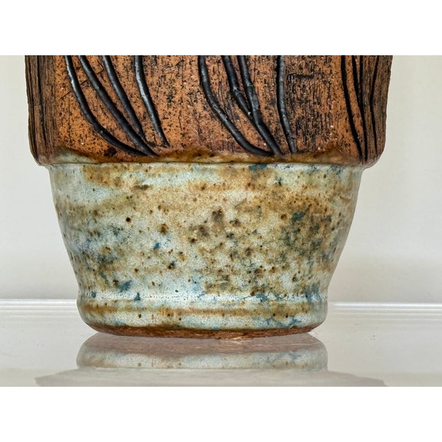 1970s 1970’s California Studio Pottery Vessel by Jyn Brooks For Sale - Image 5 of 8
