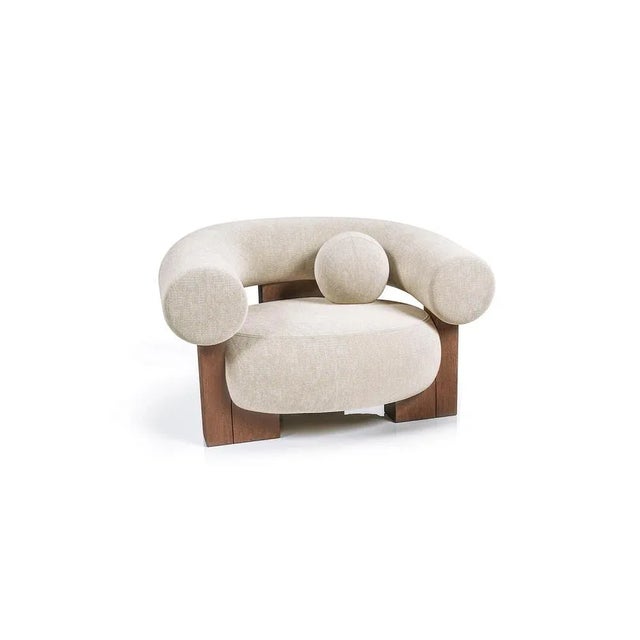 Contemporary Set of Cassette Armchair & Puff by Alter Ego for Collector For Sale - Image 3 of 6