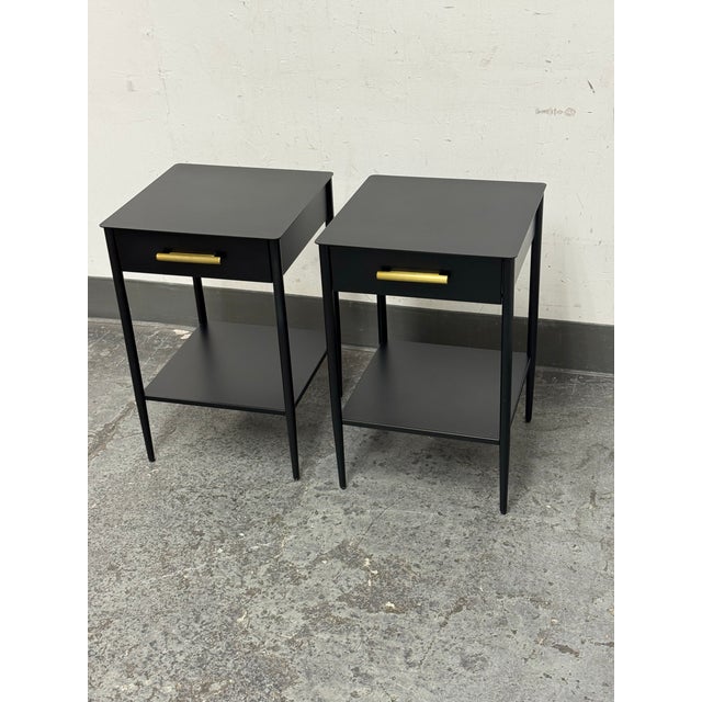 West Elm Metalwork Mini Nightstands, Pair For Sale - Image 12 of 12