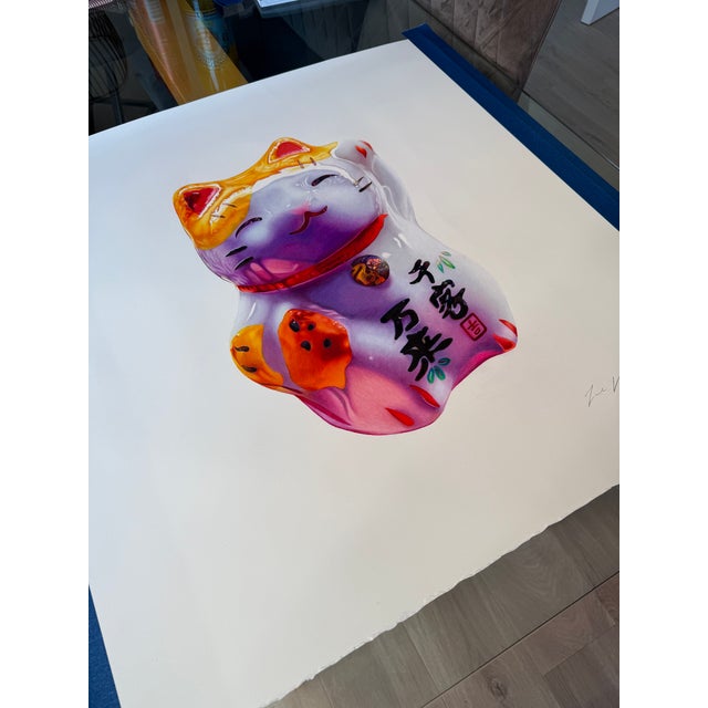 Illustration 'Meow Meow' Drawing Limited Edition Giclee Print For Sale - Image 3 of 3