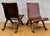 Mid-Century Modern Pair of Valenti Leather Lounge Chairs, Spain, Mid-20th Century For Sale - Image 3 of 15
