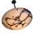 Antique Veined Alabaster Pendant Light, 1920 For Sale