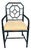 Vintage Style Faux Bamboo Side Chair For Sale