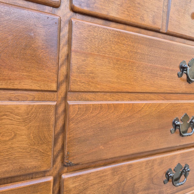 1970s 1970s Ethan Allen Baumritter American Made Maple 6-Drawer Dresser Chest For Sale - Image 5 of 18
