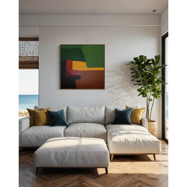 Bodasca, Green Composition Palette, 2026, Canvas For Sale - Image 15 of 16