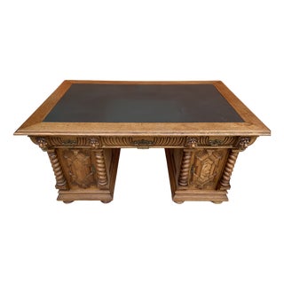 Vintage Wilhelminian Desk, 1880s For Sale