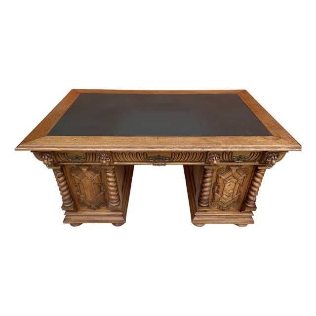 Vintage Wilhelminian Desk, 1880s For Sale