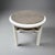 Antique Side Table in White with Marble Top For Sale - Image 12 of 12