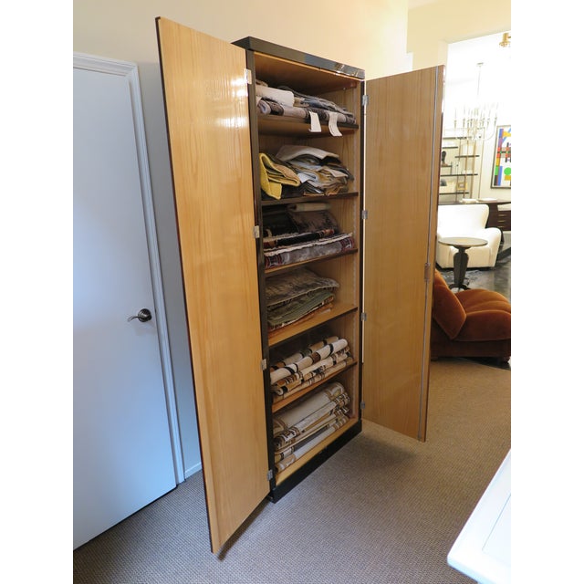 2000 - 2009 Anne Hauck Collection Yvonne Macassar Ebony Cabinet For Sale - Image 5 of 6