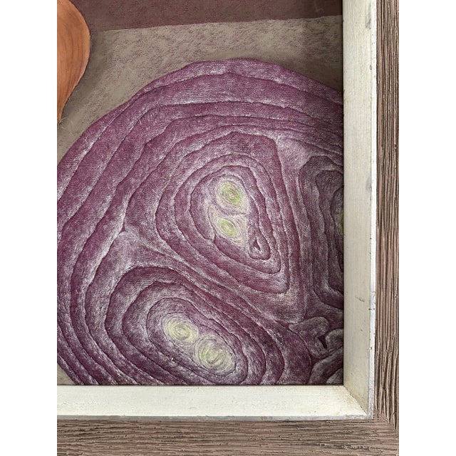 1970s Onion Kitchen Painting Still Life For Sale - Image 5 of 11