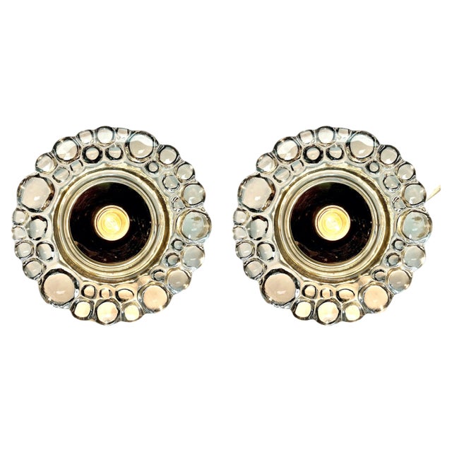 Vintage Wall Mount Lamps attributed to Egon Hillebrand for Hille, Germany, 1960s, Set of 2 For Sale