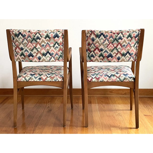 Drexel Profile Dining Chair Pair - By John Van Koert For Sale In Raleigh - Image 6 of 10