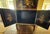 Chinoiserie Black Lacquer Cabinet / Dry Bar With Hand-Painted Gilt Scenes, Mid–Late 20th Century For Sale - Image 6 of 12