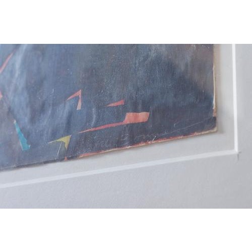 Olle Bonnier, Composition, 1950s, Mixed Media on Paper, Framed For Sale - Image 6 of 7