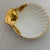 A glamourous Royal Worcester gold china lustre ware scallop dish from the 1970s ( shape 52, size 3)to bring the wow factor...