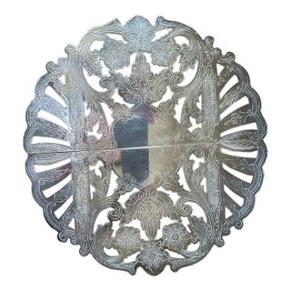 Vintage Wallace Plate Adjustable Hot Plate Trivet For Sale