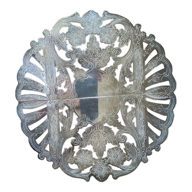 Vintage Wallace Plate Adjustable Hot Plate Trivet For Sale