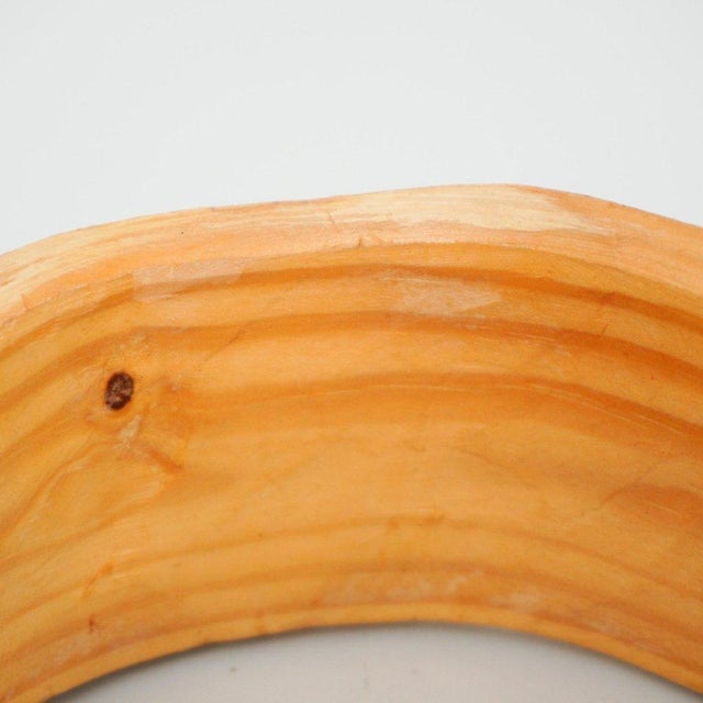 Rustic Hand Carved Goat Bell, 1950 For Sale - Image 9 of 11