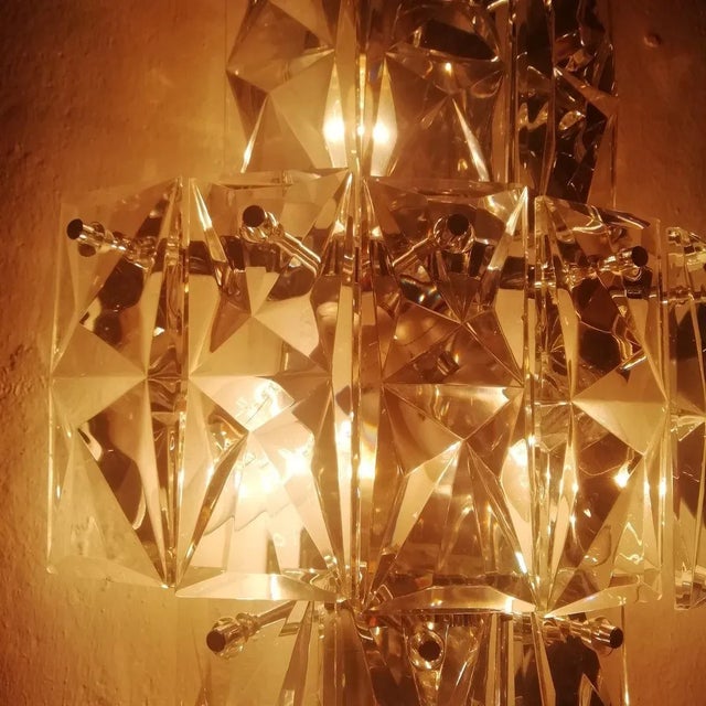Light Glass Sconce from Kinkeldey, 1970s For Sale - Image 12 of 15