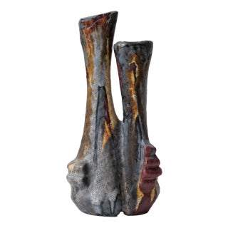 912 Openwork Ceramic Vase by Helmut Friedrich Schäffenacker For Sale