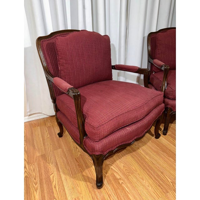Early 21st Century Vintage French Style Chairs Henredon For Sale - Image 5 of 8