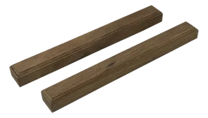 Chinese Pair Natural Wood Grain Patina Rectangular Paperweights