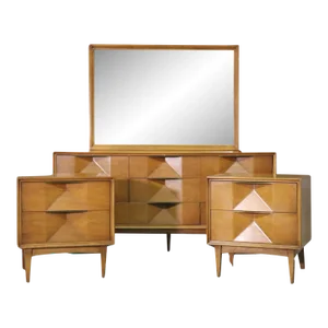 Mid 20th Century Mid-Century Bedroom Set - Set of 4