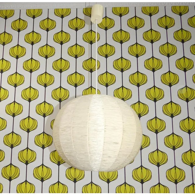 Mid-Century Raffiabast Bast Kordel Ball Lamp, 1960s For Sale - Image 11 of 11