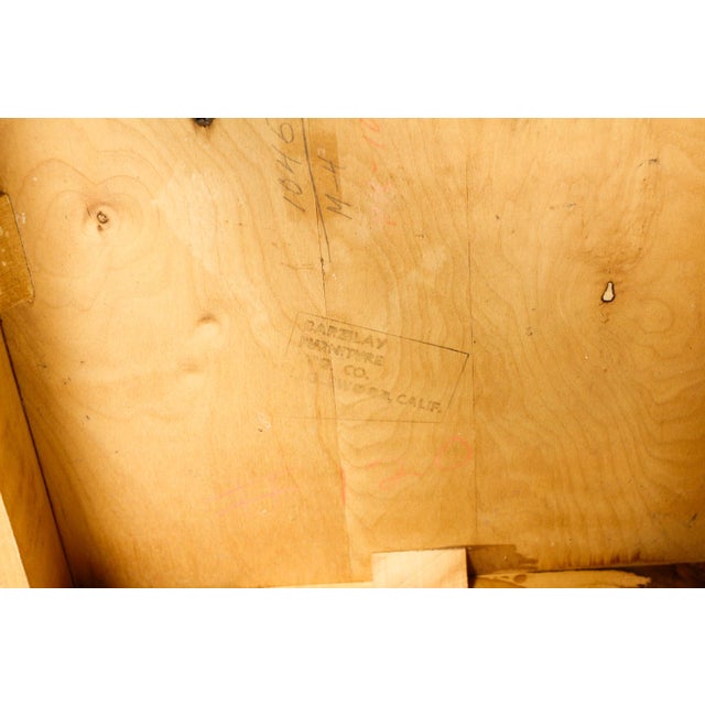 Brown Vintage Mid Century Maple Tiered End Tables Nightstands — Paul Frankl for Barzilay — Pair For Sale - Image 8 of 8